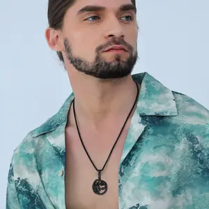 FaithHeart Mythology Medusa Gorgon Necklace Stainless Steel