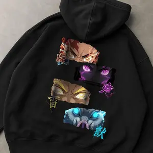 Demon Slayer Hoodie - Valentines Anime Hoodie - Demon Slayer Merch