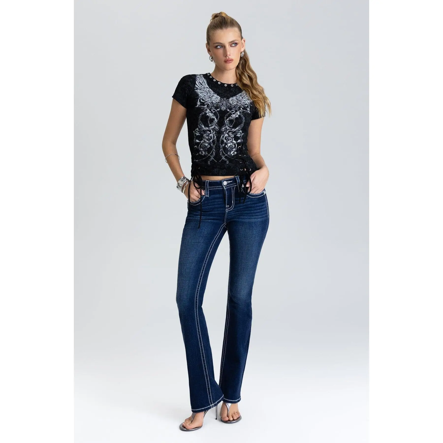 Kasey Longhorn Bootcut Jeans