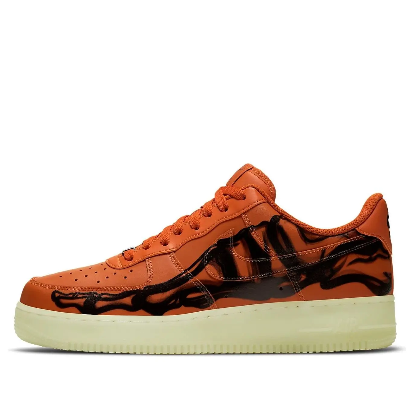 Nike Air Force 1 Low 'Orange Skeleton' CU8067-800 Nike Air Force 1 Low 'Orange Skeleton' CU8067-800