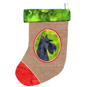 Carolines Treasures  Scottish Terrier Christmas Stocking