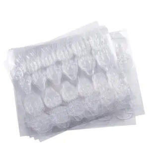 EBANKU 50Sheets Nail Adhesive Tabs, Double-Side Nail Glue Stickers for Press on Nail Sticky Tabs Waterproof Breathable Jelly Adhesive Tabs Manicure -1200Pcs