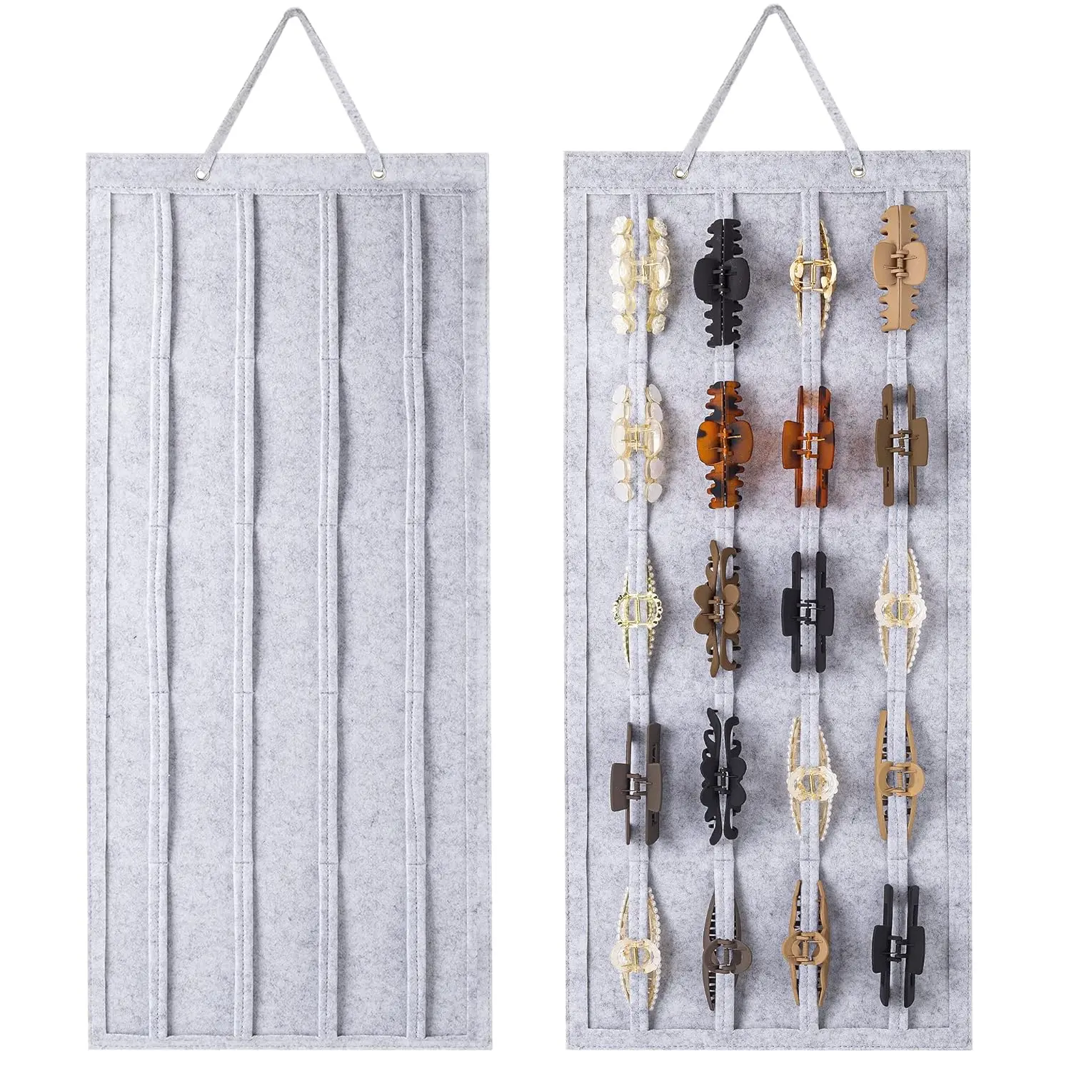 Large Hair Claw Clip Organizer Holder, Hanging Claw Clips Storage for Women Gir SMUK