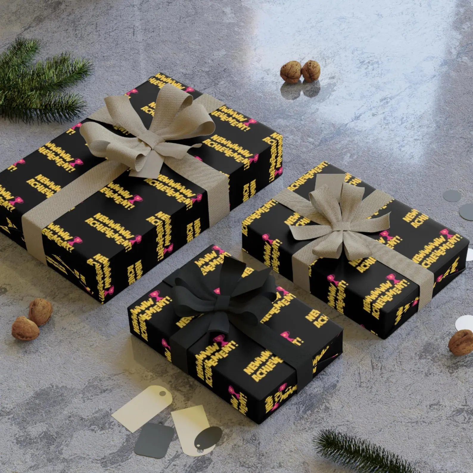 New Achievement Wrapping Paper Roll, Dungeon Crawler Carl Fantasy Book Gift Wrap, LitRPG Reader Present Packaging, Book Lover Gift Wrap