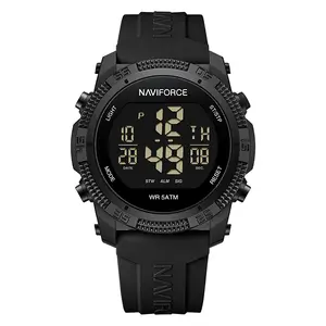NAVIFORCE Men Sports Waterproof Digital Watches with Stopwatch Alarm Rubber Strap Wristwatch for Women，Gift