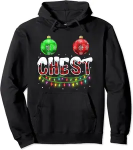 Chest Nuts Christmas TShirt Matching Couple Chestnuts Pullover Hoodie - Elizabethmc Shop 66B0CN35R5VD