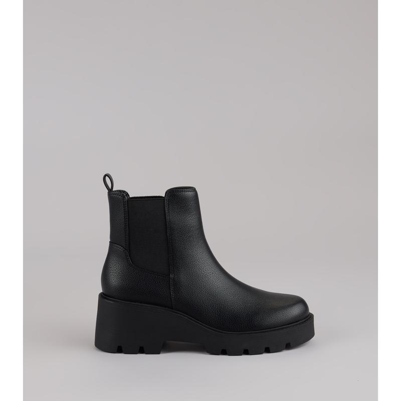 Instant Edge Platform Ankle Booties