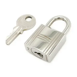 Pre-owned HERMÈS Iron Small Leather Goods Hermes Cadena Metal Padlock