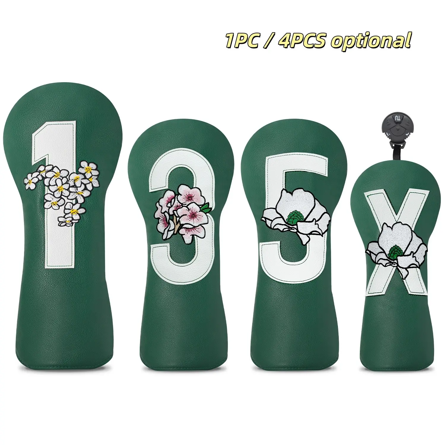Sakura Series Golf Club Head Cover, Waterproof & Durable Material, Best Protection for Your Golf Club, Essential Golf Accessory, Golf Wedges, Golf Gear, Golf Supply