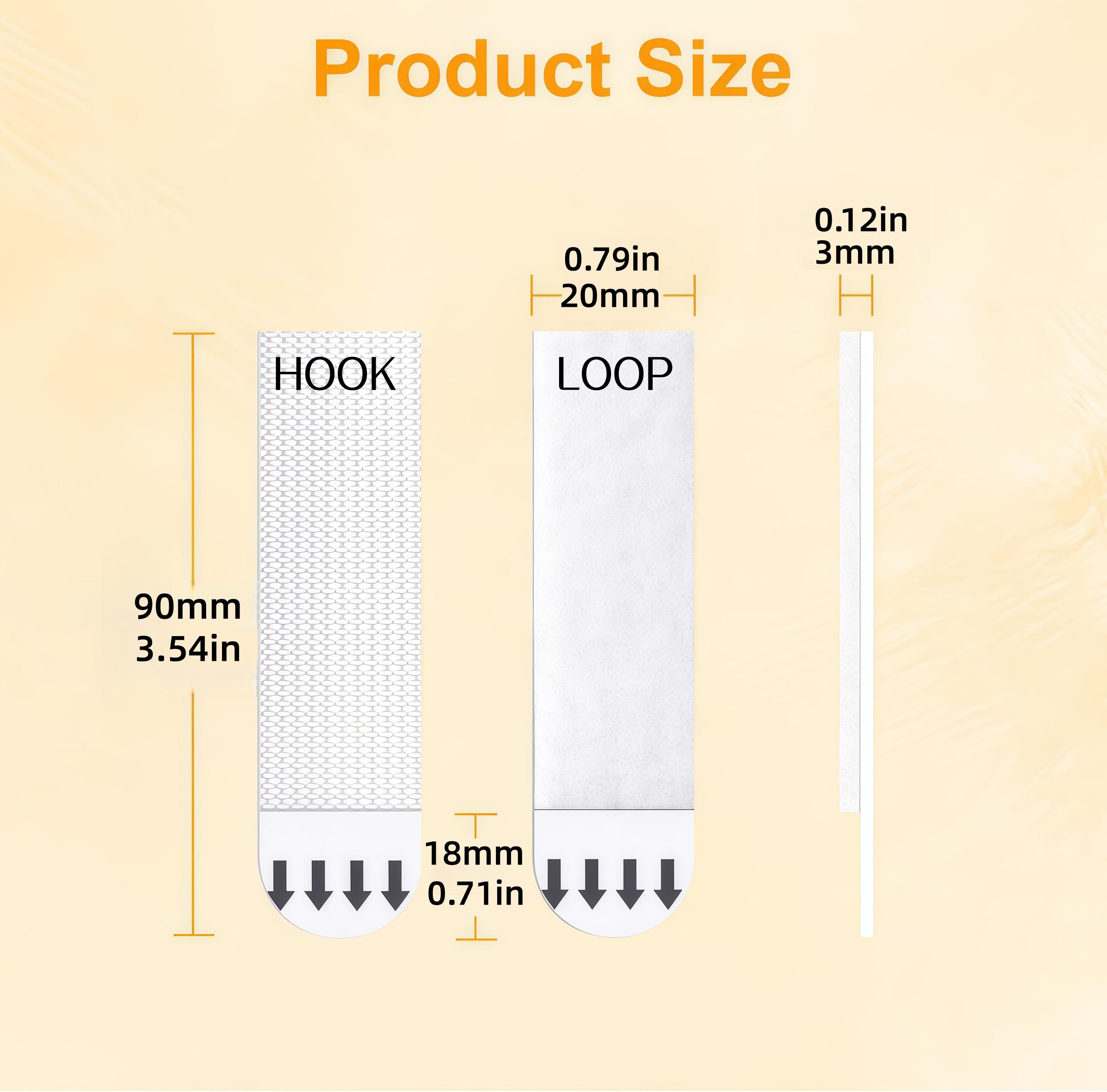 Heavy Duty Damage-Free Picture Hanging Strips, Super Strong Adhesive Hook & Loop Mounting Tape, No Drill No Nails Removable Hangers for Wall Frames, Posters and Christmas Decorations