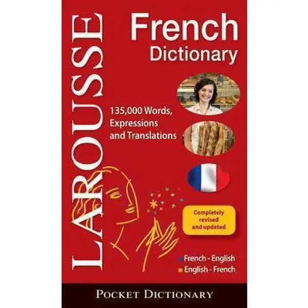 USED Book - Larousse Pocket French Dictionary: French-English/English-French by Larousse (Paperback) - french