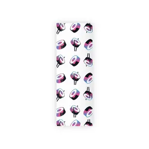 White SushiSwap Roll Wrapping Paper
