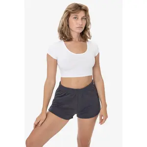 MWF314 - 10 oz. Mid-Weight Poly Cotton Fleece Short Shorts