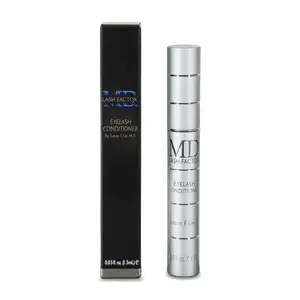 MD Lash Factor Eyelash Conditioner 6 Week Supply Organic Peptide Serum Cosmetic for Fuller Longer Lashes Gentle Formula Safe for Contact Lens Wearers