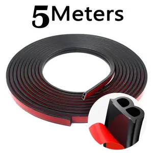 Car Door Seal Strip, 1 Count Durable Synthetic Rubber Car Door Seal Strip, Noise Reduction & Dustproof & Waterproof Car Door Rubber Seal Strip, Universal Fit Car Accessories Vehicle