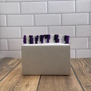 Asexual Scrappy Bracelet - Pride Friendship Bracelet (Ace Pride) Adjustable Accessories