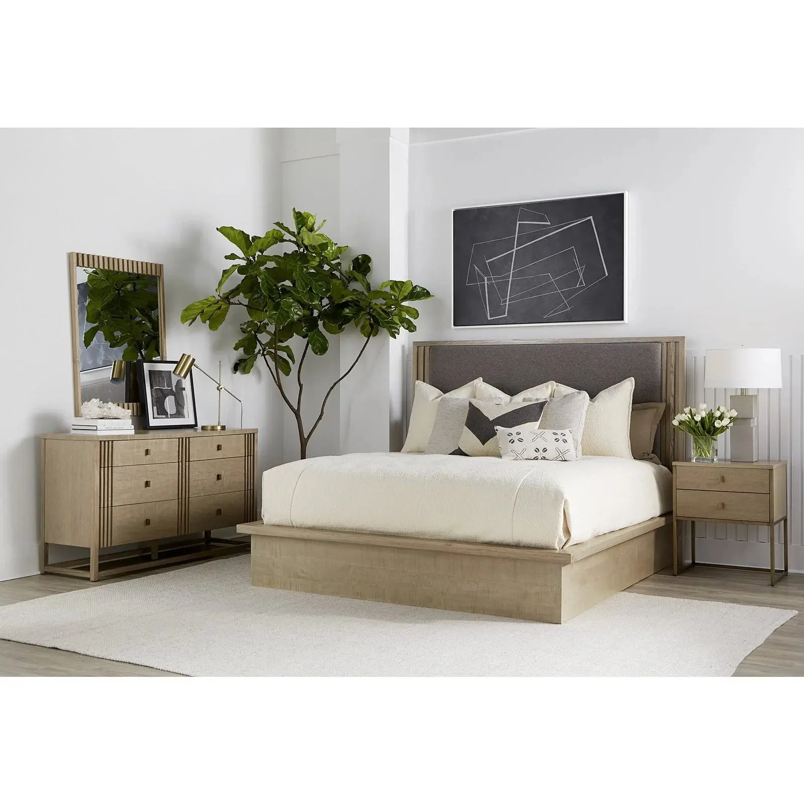 A.R.T. Furniture North Side King / Cal King Panel Bed Headboard In Brown 269136-2556HB