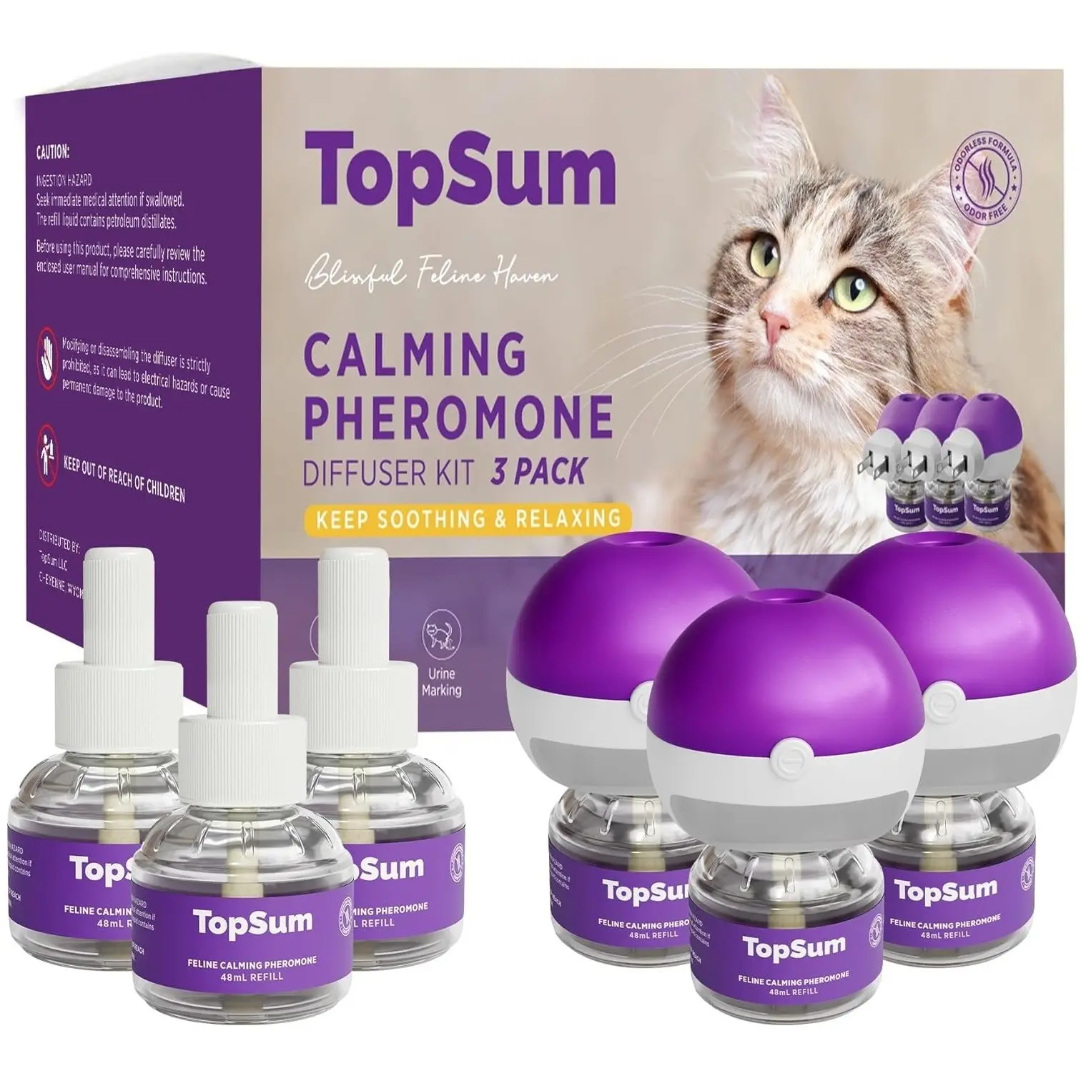 3 Diffuser Heads + 3 Refills