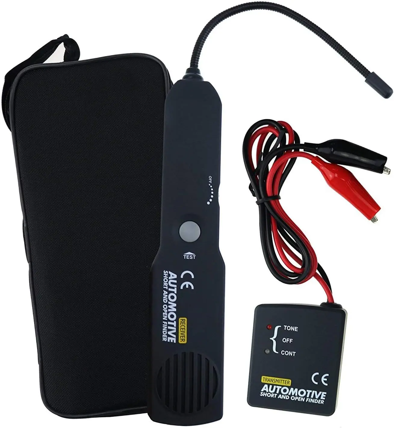 GJANSH em415Pro Automotive Electrical Open&Short Finder Circuit Tester Tone Generator Cable Wire Breaker Tracker Fault Finder DC Less than 42V Probe Car Diagnostic Tools, Measuring 12V battery circuit,Labor Day Specials, Halloween Sales, Black Friday