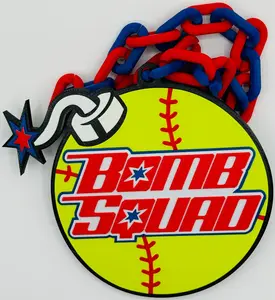 Softball Bomb Squad Hype Chain for Tournaments, Youth Leagues!