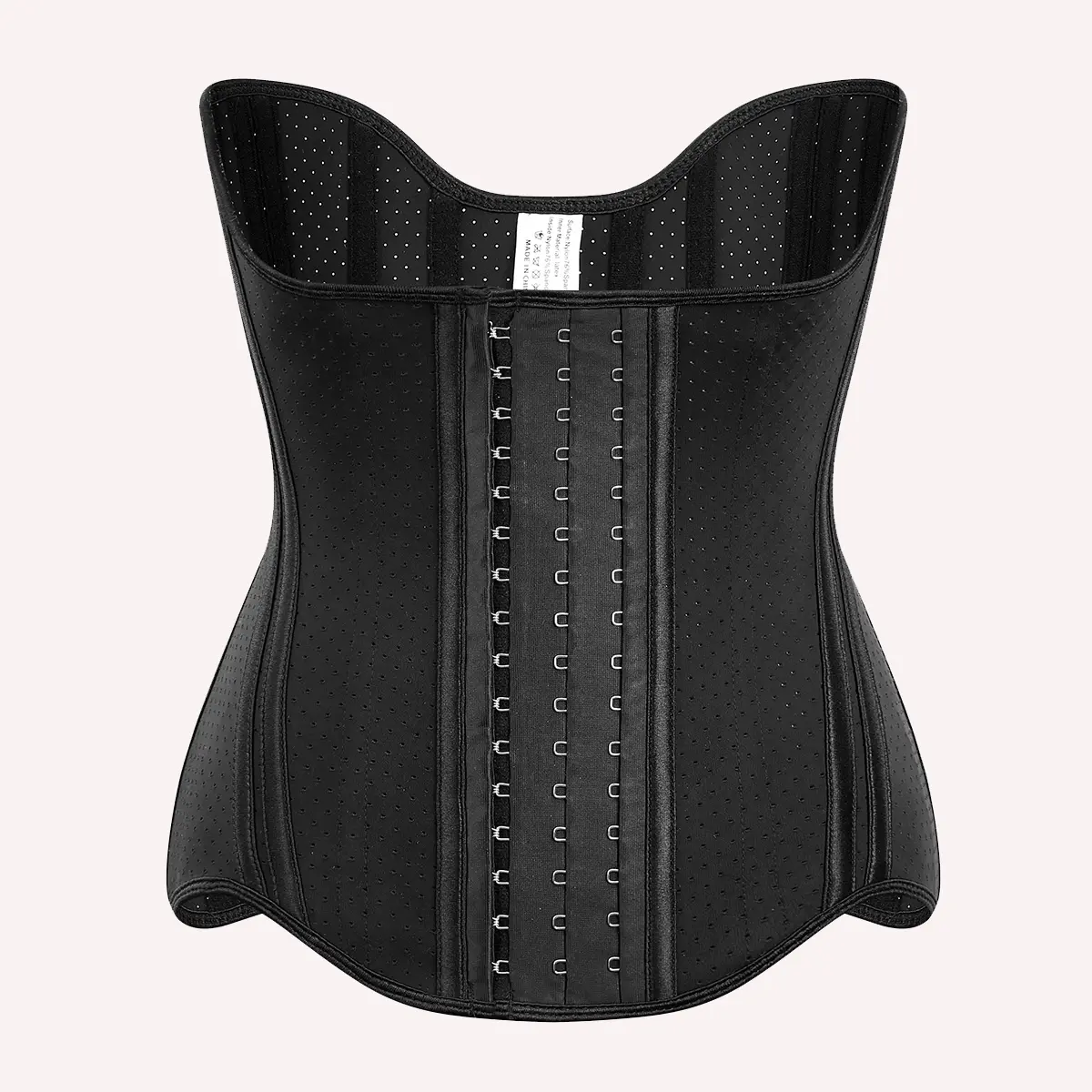 Women's Latex Compression Corset Waist Trainer - Cotton Comfortable Shapewear, Breathable Zipper Slimming Fitness Gym Waist Cincher Girdle Sport Belt