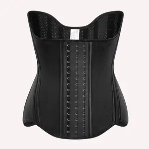 Corset Waist Trainer for Women, Latex Waist Cincher Workout Body Shaper Breathable Girdle Sport Belt