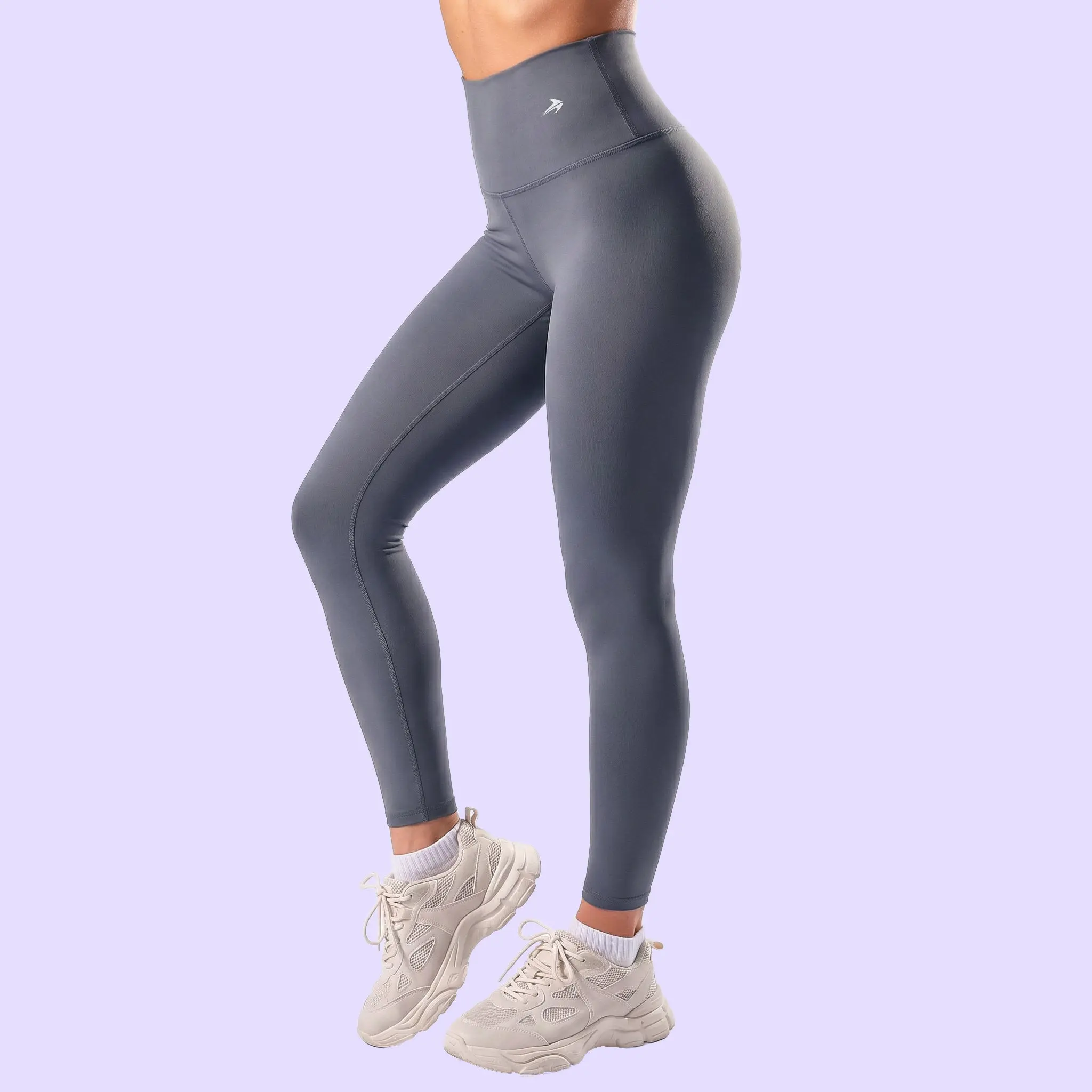 Compression Women's Sports Leggings, High Waist Polyester Blend for Workout Performance, Muscle Support & Faster Recovery, Snug Fit, Form Fitting Women's Sports Leggings