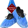 Roll CPE Shoe Covers Disposable Booties for Indoors, Waterproof, 100 PCS in a Roll, Ideal for Housework and Decorating
