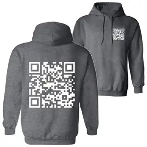 FU QR Code T-shirt, 2 Sides Funny Meme Sarcastic Shirt, Classic Unisex Cotton Top, Gift for Him for Her