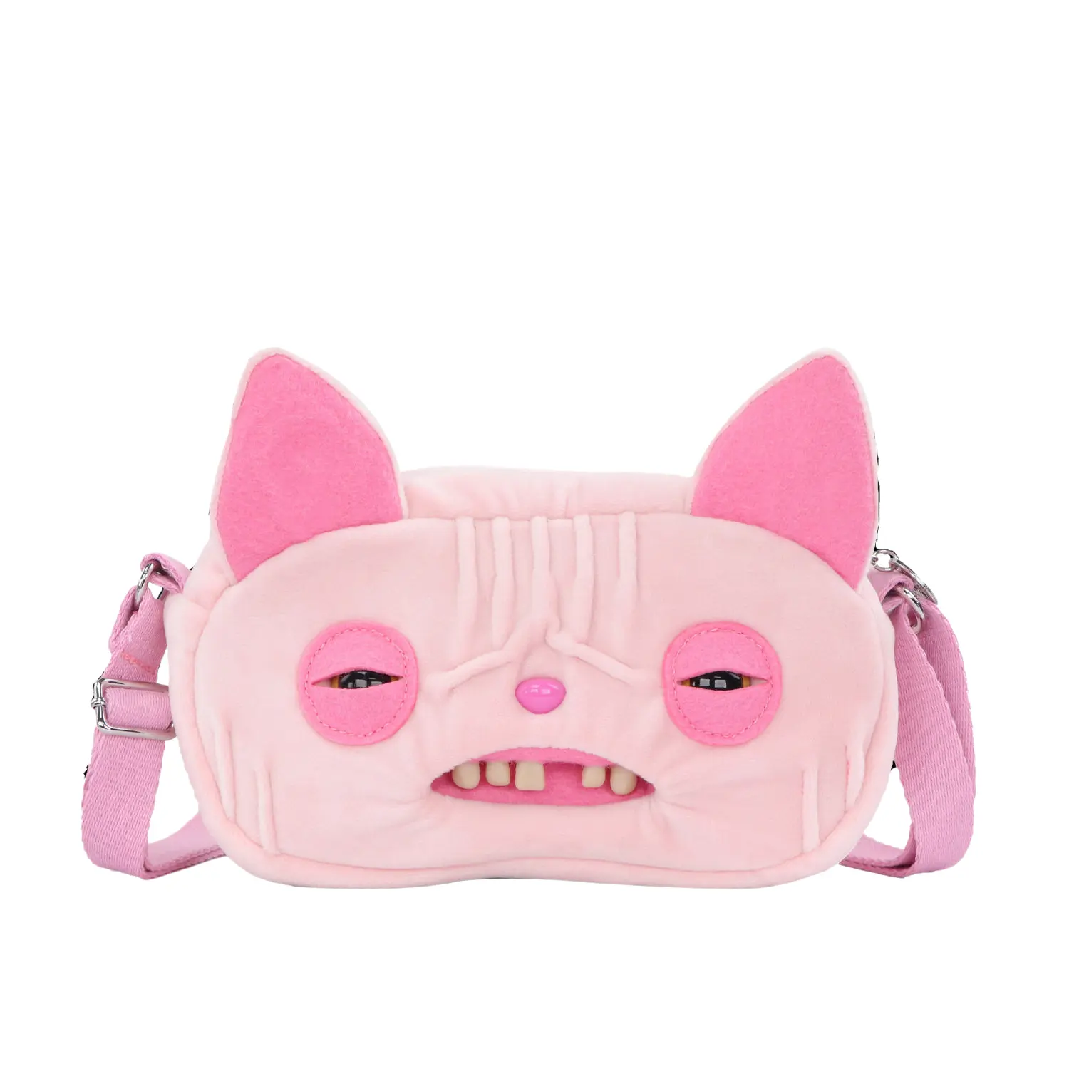 Fuggler Big Head Series Crossbody Bag with Cute Fang Monster Figure Plush Trendy Pink Fur for Trendsetters Adorable Furry Accessory(Limited to 10 items per day at midnight. Available while supplies last.) Fuggler Big Head Series Crossbody Bag with Cute Fang Monster Figure Plush Trendy Pink Fur for Trendsetters Adorable Furry Accessory(Limited to 10 items per day at midnight. Available while supplies last.)
