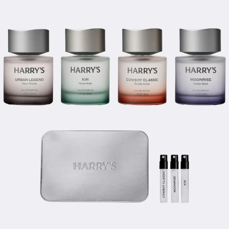 Harry's Cologne for Men - Long Lasting Fragrance 50ml, Discovery Set, 3 New Scents: Kin, Moonrise, Cowboy Classic perfect for Father's Day