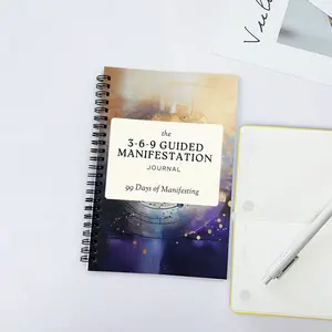Manifestation Workbook & Journal Set, 99-Day Manifesting Diary, Focuses on Law of Attraction, Daily Records for Wealth, Love, Health