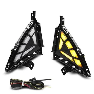 Fit For 21-23 Hyundai Elantra W/ Turn Signal LED DRL Daytime Running Fog Lights