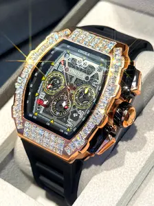 Onola Brand Men's Automatic Analog Mechanical Watch, Luminous Date Display, Multifunctional Timer, Waterproof, Luxury Sports Watch, High End Watch, Christmas Gift, Water Resistant Watch, Automatic Watches