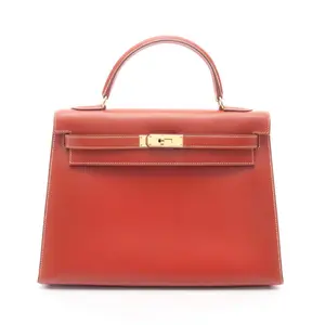 Pre-owned HERMÈS Calfskin Shoulder Bags Hermes Kelly32 Box Calf