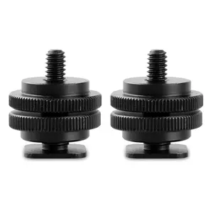 SmallRig Shoe Mount Adapter for Tripod Camera Hot Shoe Cold Shoe with 1/4 Thread-1631