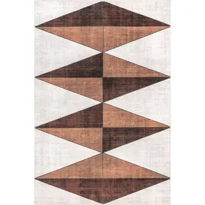 Isolde Diamond Machine Washable Area Rug