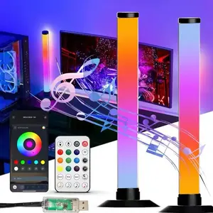 RGB Desktop Mood Light - Remote Control, USB Powered, Home Party Mood Light, Music Sync Timing Function, for Game Room, Living Room, Wedding, Birthday, Holiday Party Atmospher