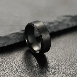 2026 Summer Simple Design Plain Stainless Steel Ring, Daily Casual Versatile Accessories for Women Men
