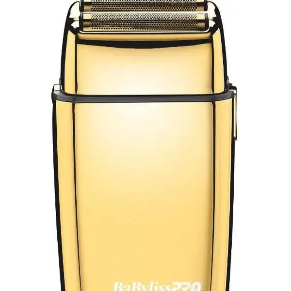 BaBylissPRO FOILFX02 Gold Cordless Metal Double-Foil Shaver #FXFS2G