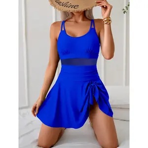 TikTok's Pool To Party Hero|Skirted Monokini#SwimDress#TikTok Finds#BodyPositivity#WaistGameStrong