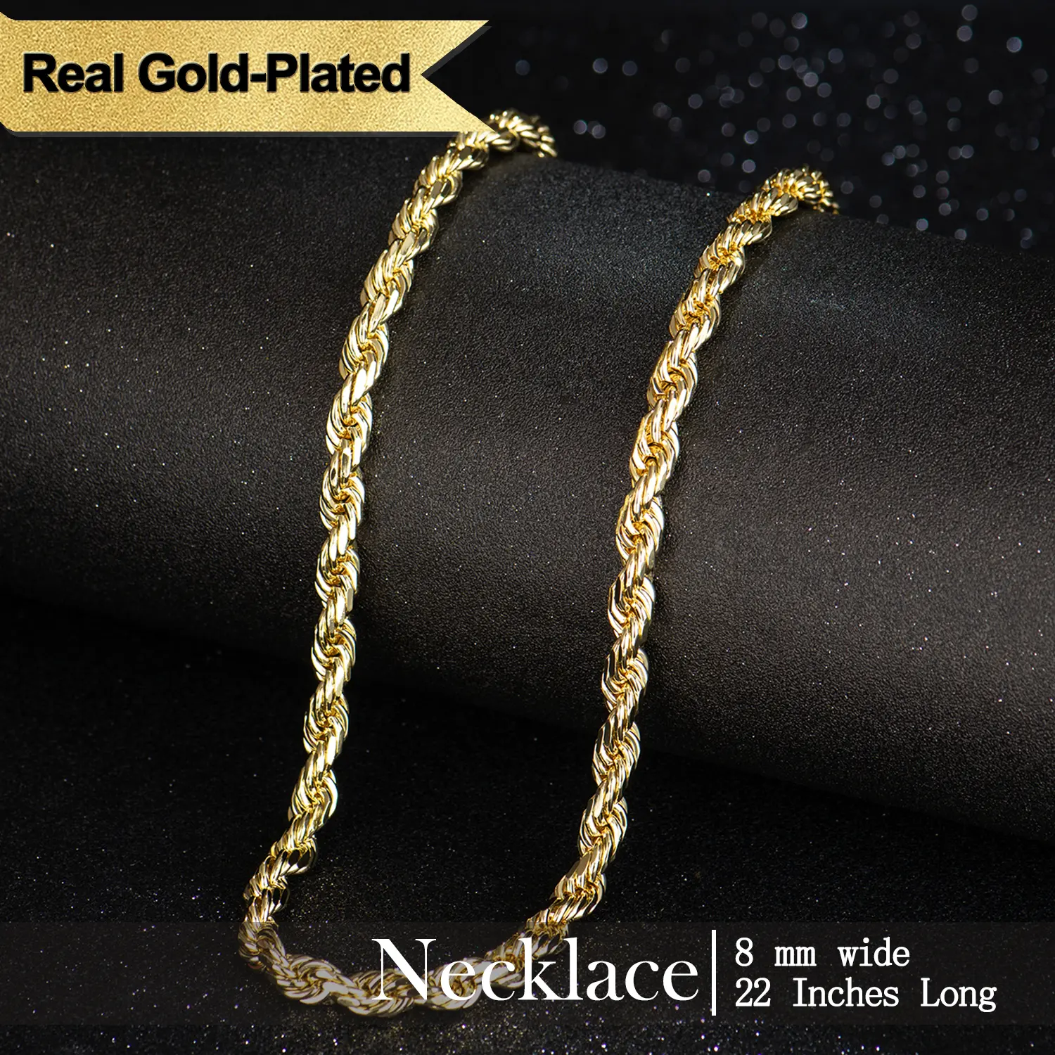 8mm wide, 22 inches long