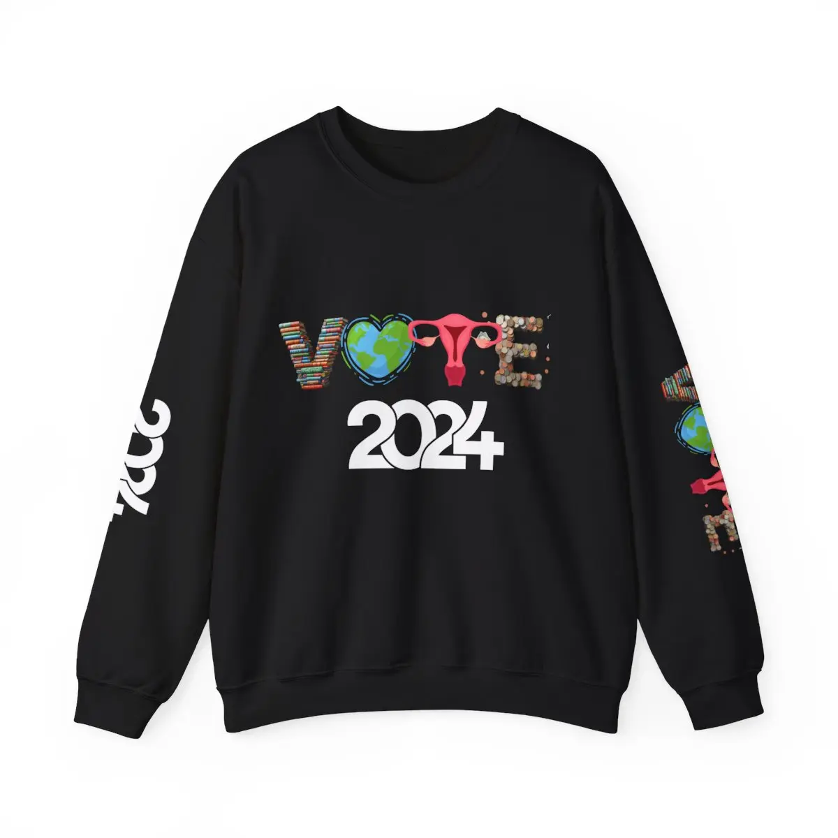 Vote 2024 Sweatshirt, Election Year Jumper, Voting Crewneck gildan sweatshirt graphic tee graphic top unisex sweatshirt Classic Cotton