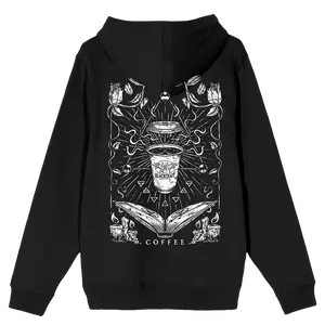 Coffee Tarot Zip-Up Hoodie