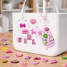 Cute Cat Hand Sanitizer Spray Case - 30ml/1FL Oz Touchland Power Mist & Glow Mist Compatible, Daily Use, Heat Resistant, Waterproof, Home Supplies Accessory, Comes with Keychain & 67 DIY Charms (No Harmful Additives)