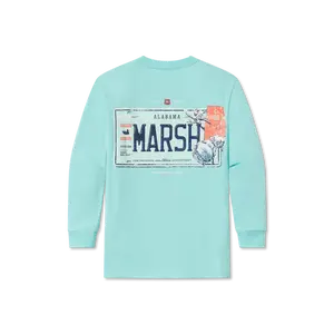 Youth Backroads Collection Tee - Alabama - Long Sleeve