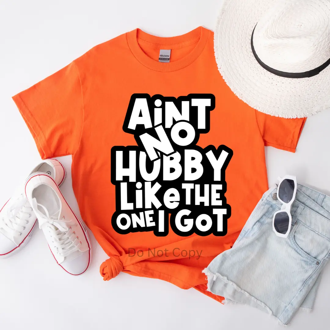 Ain't No Hubby Like The One I Got Screen Print Transfer (3 Pack)