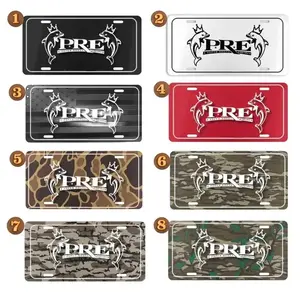 PRE Young Dolph Camo Vanity License Plate, Aluminum License Plate, Car Tag, Accessories, 12 x 6 Aluminum Material