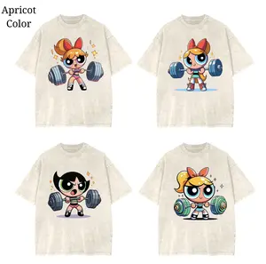 Vintage Bubleess #Powerpuffff Girls Gym 2025 Shirt, Gym Shirt, Graphic Gym Shirt, Vintage Washed Tee Contton, Gym Shirt Women, For Men, Ful Size