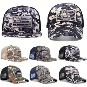 Adult Plaid American Flag Patchwork Series Summer Breathable Baseball Cap with Large Ventilation Holes Men's Unisex Style Trucker Hat Acrylic Adjustable 55-64CM bonnets  women mink  cowboy marshmallow wicker charles  jeffrey cynthia pia  headband bradley